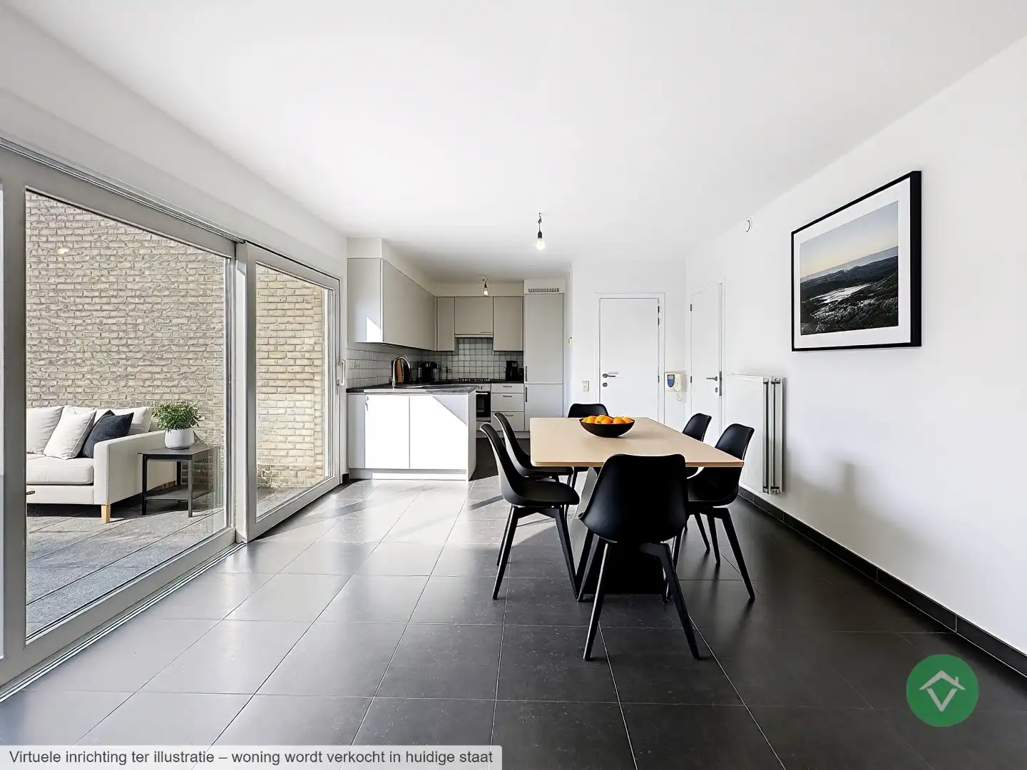 Instapklaar gelijkvloers appartement met staanplaats te Gistel foto 2