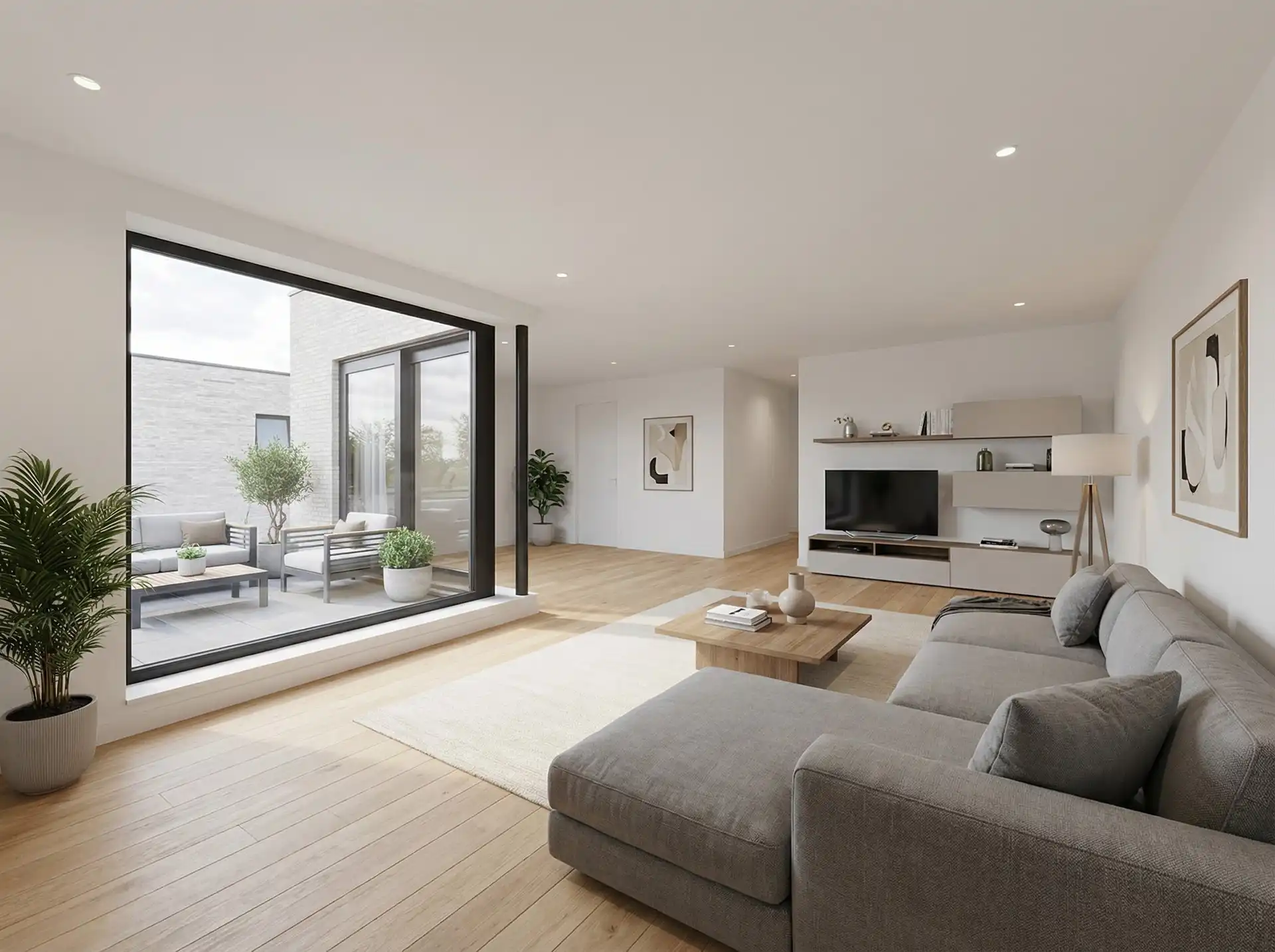 Nieuwbouwappartement met 2 slaapkamers en terras! foto 3