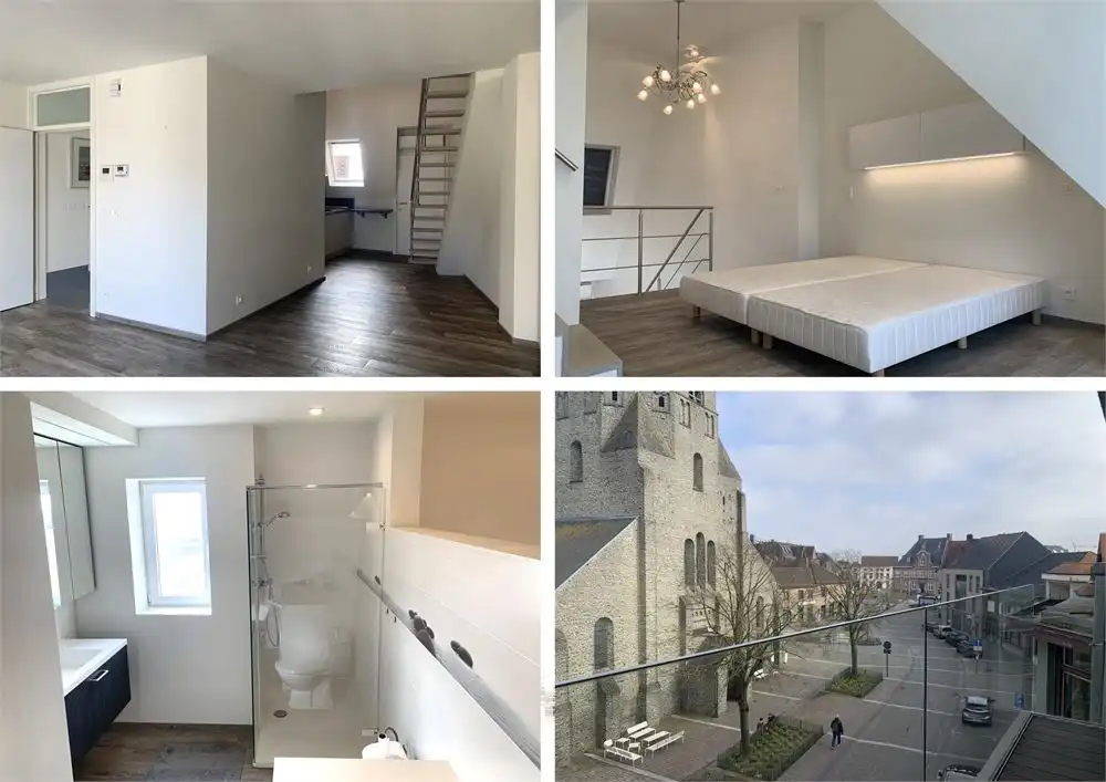 Appartement met mooie ligging op de markt van Torhout foto {{pictureIndex}}
