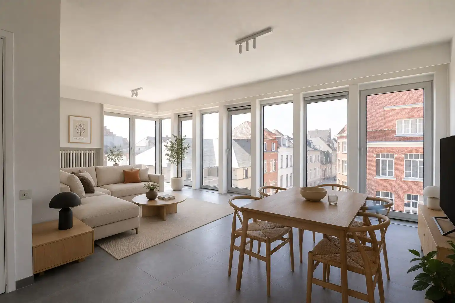Lichtrijk appartement in hartje Izegem foto 2