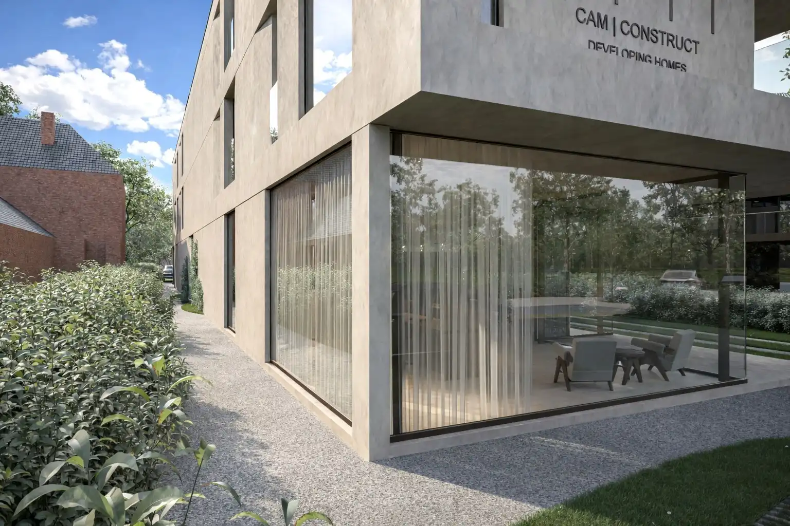 Res. Westlane - Handelspand met grote visibiliteit op de Natiënlaan te Knokke  foto 3
