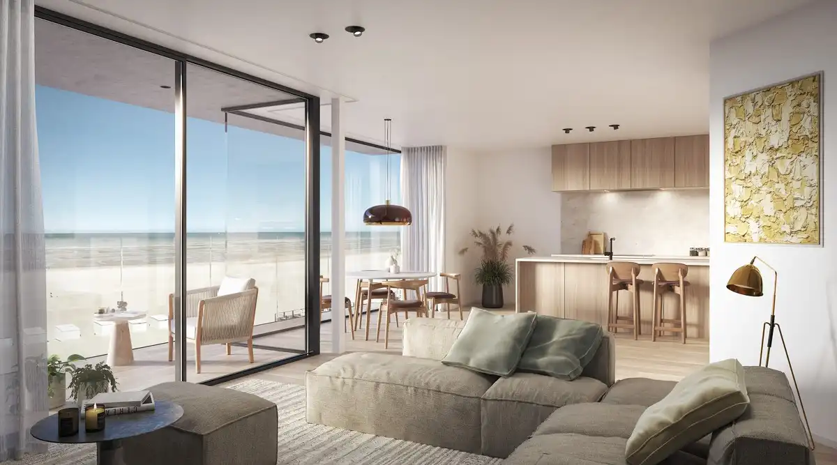 Exclusief appartement met drie slaapkamers op de zeedijk! foto {{pictureIndex}}