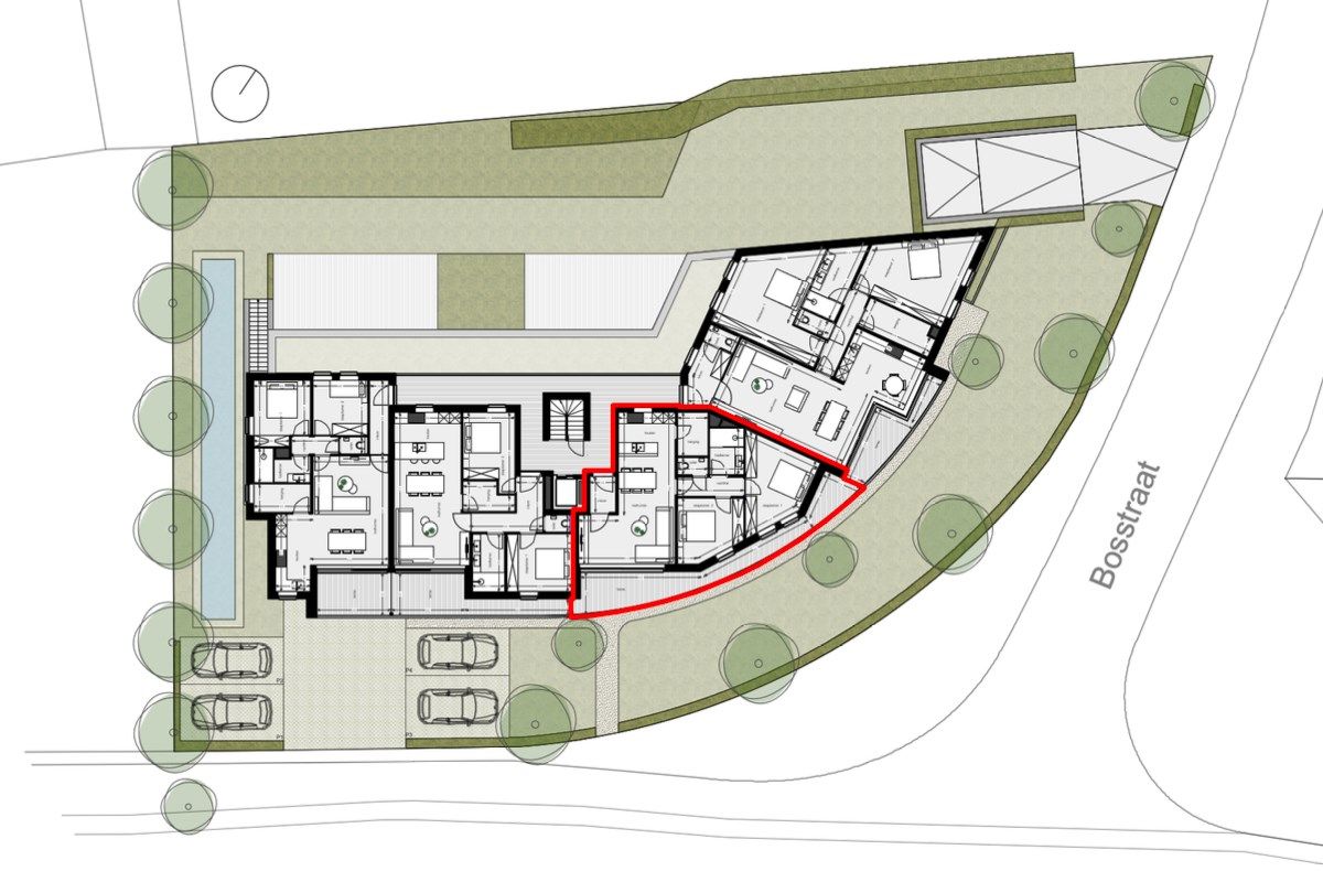 APPARTEMENT 2.3 : 86,13 m2 - 1640 SINT-GENESIUS-RODE foto {{pictureIndex}}