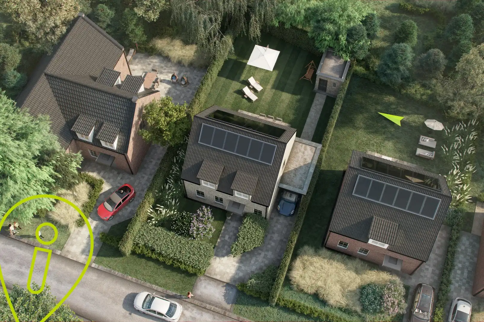 Rustig gelegen bouwgrond van 454 m² voor vrijstaande woning in Mol-Rauw foto {{pictureIndex}}