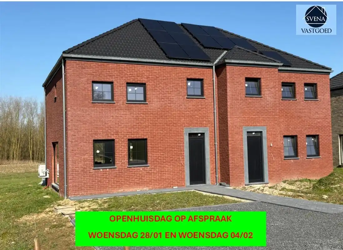 OPENHUISDAG OP AFSPRAAK OP WOENSDAG 28/01 EN WOENSDAG 04/02. HALFOPENBEBOUWING foto {{pictureIndex}}