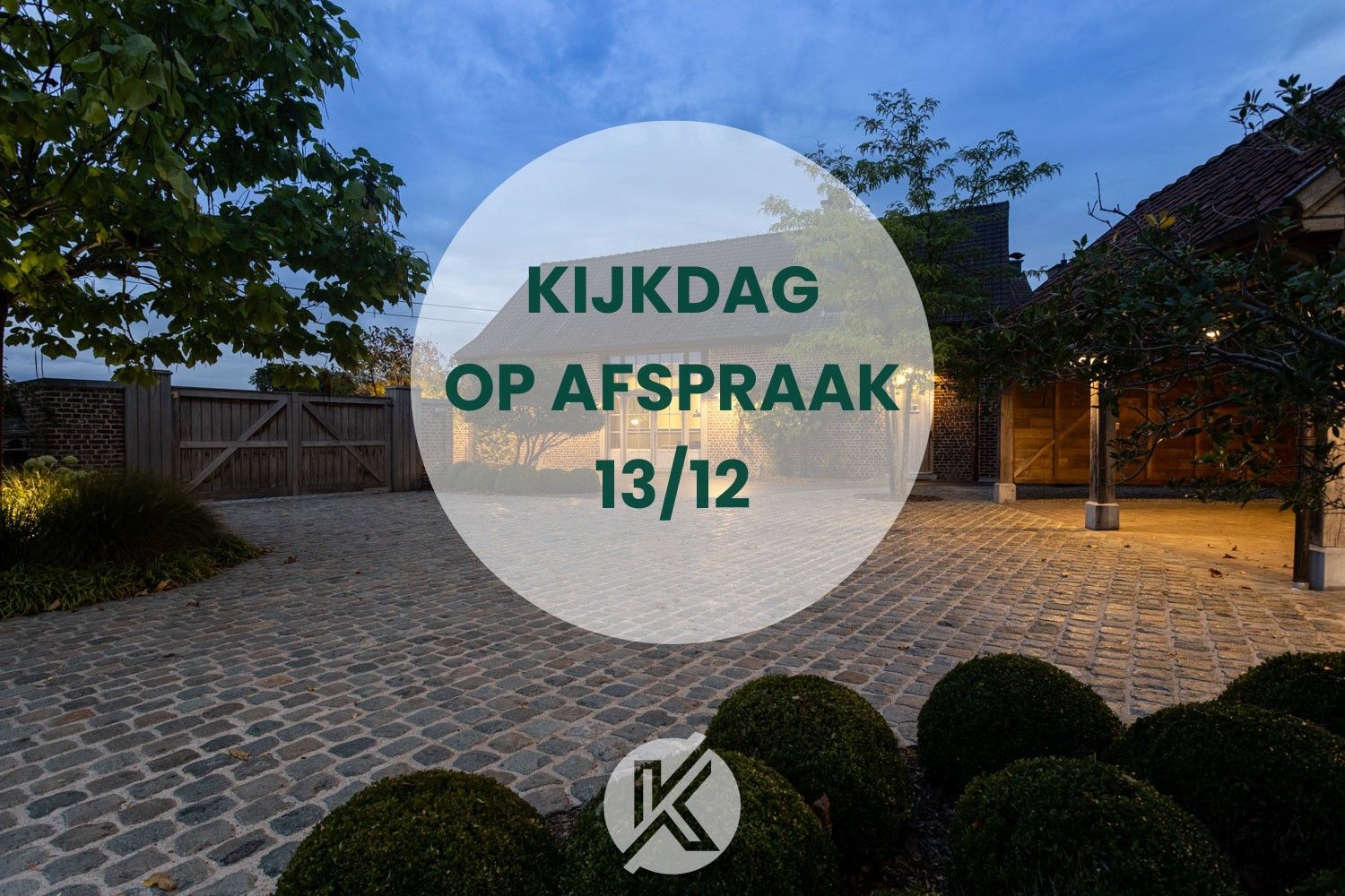 Vierkantshoeve op landelijke locatie foto {{pictureIndex}}