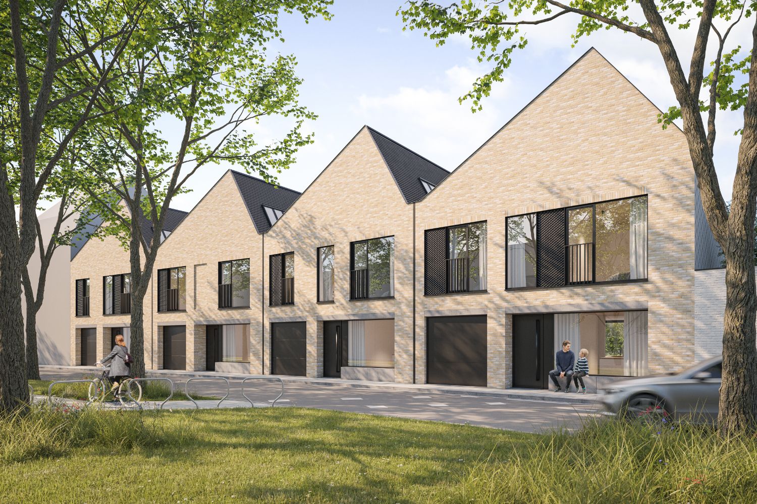 Nieuwbouwwoning te koop in hartje van Brugge foto {{pictureIndex}}