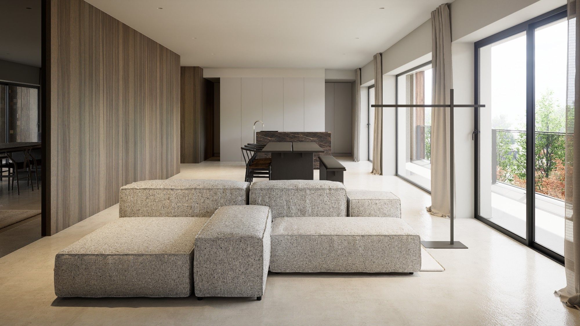 Luxe hoekappartement met het ruimtegevoel van een villa foto 2