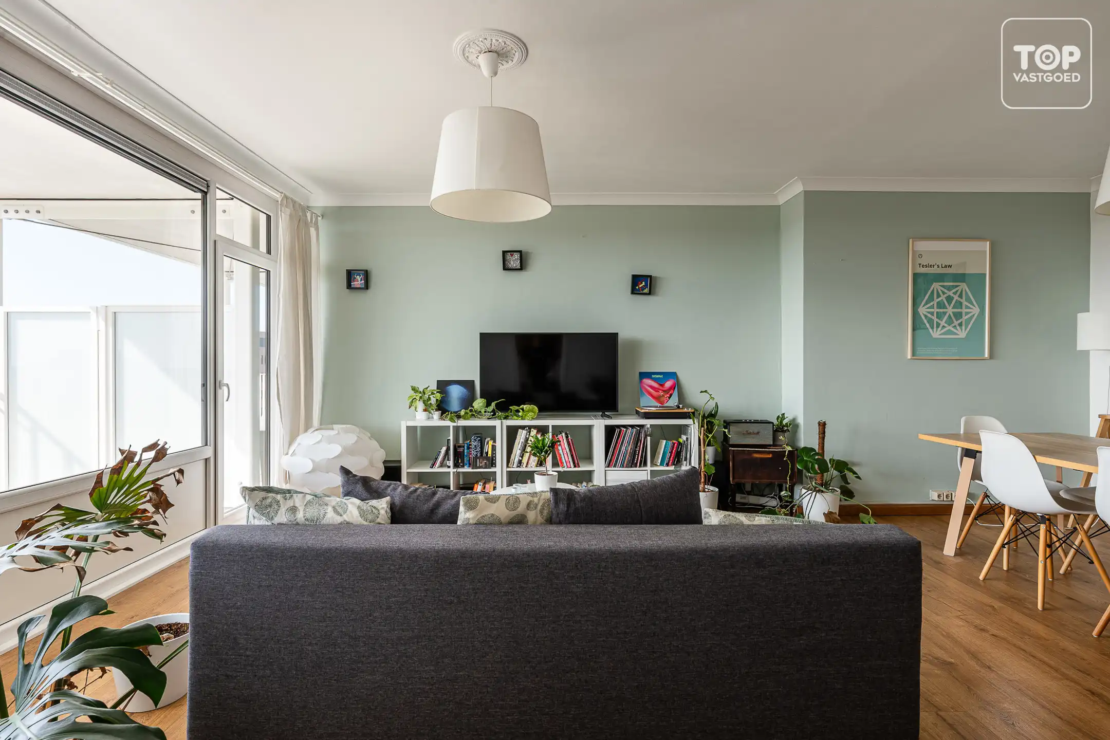 Lichtrijk appartement met groot terras en prachtig zicht over Gent foto 5