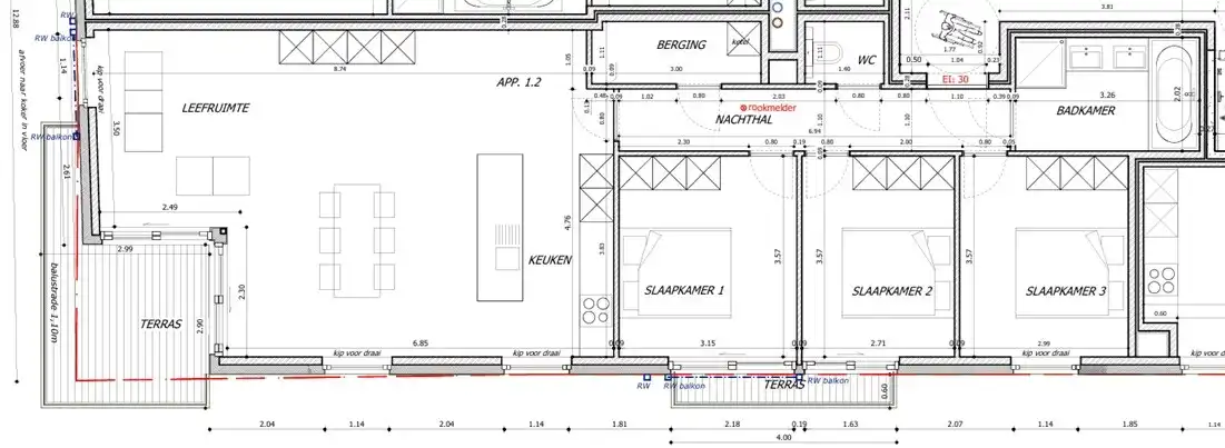 Ruim nieuwbouwappartement met 3 slaapkamers en uniek zicht op de Vaart foto 5