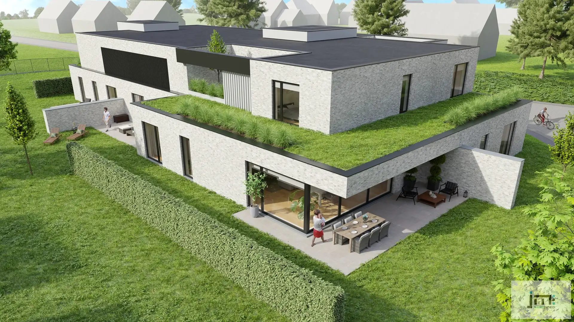 Luxueus gelijkvloers appartement met 2 slaapkamers en mooi terras foto 5