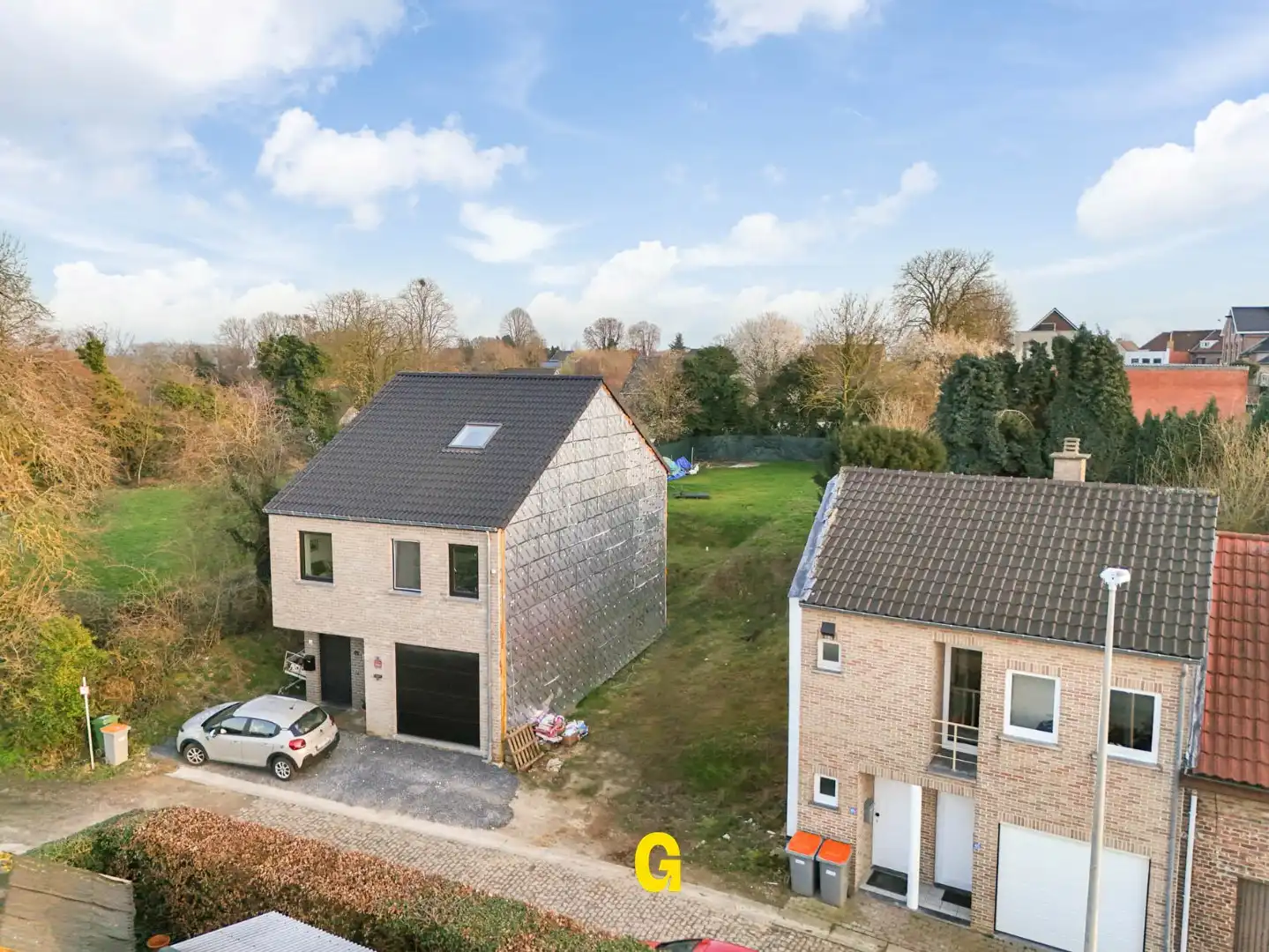 Rustig gelegen perceel bouwgrond voor een gesloten bebouwing op 3a37ca met zuid gerichte tuin te Walt Wilder foto 8