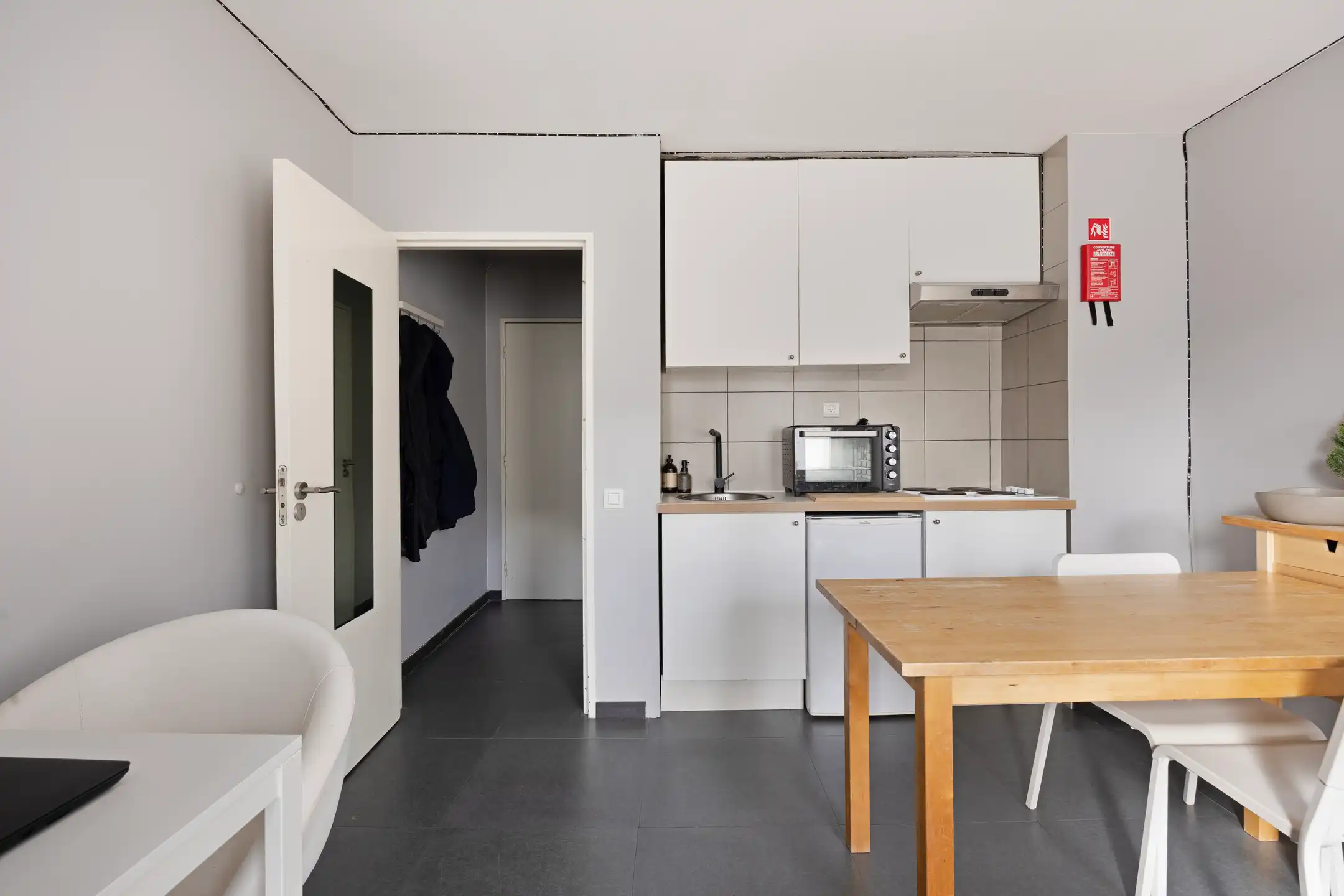 Gelijkvloerse studio te Leuven foto 2