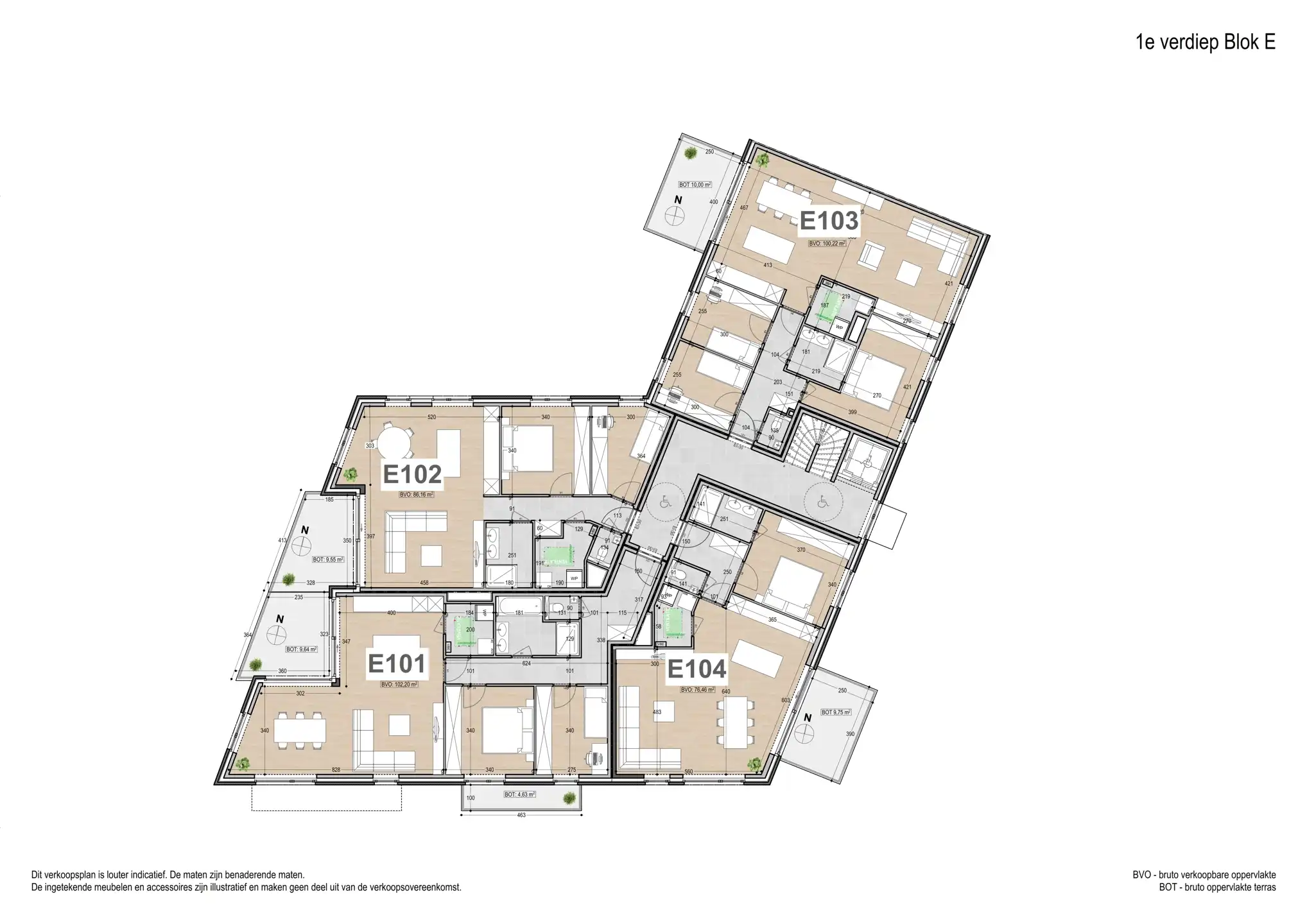 Nieuwbouw appartement met 3 slaapkamers foto 9