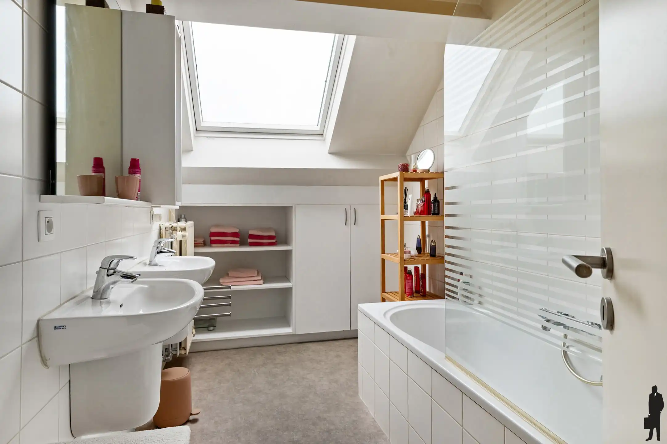 Duplex appartement met 2 slaapkamers in centrum van Kontich foto 9