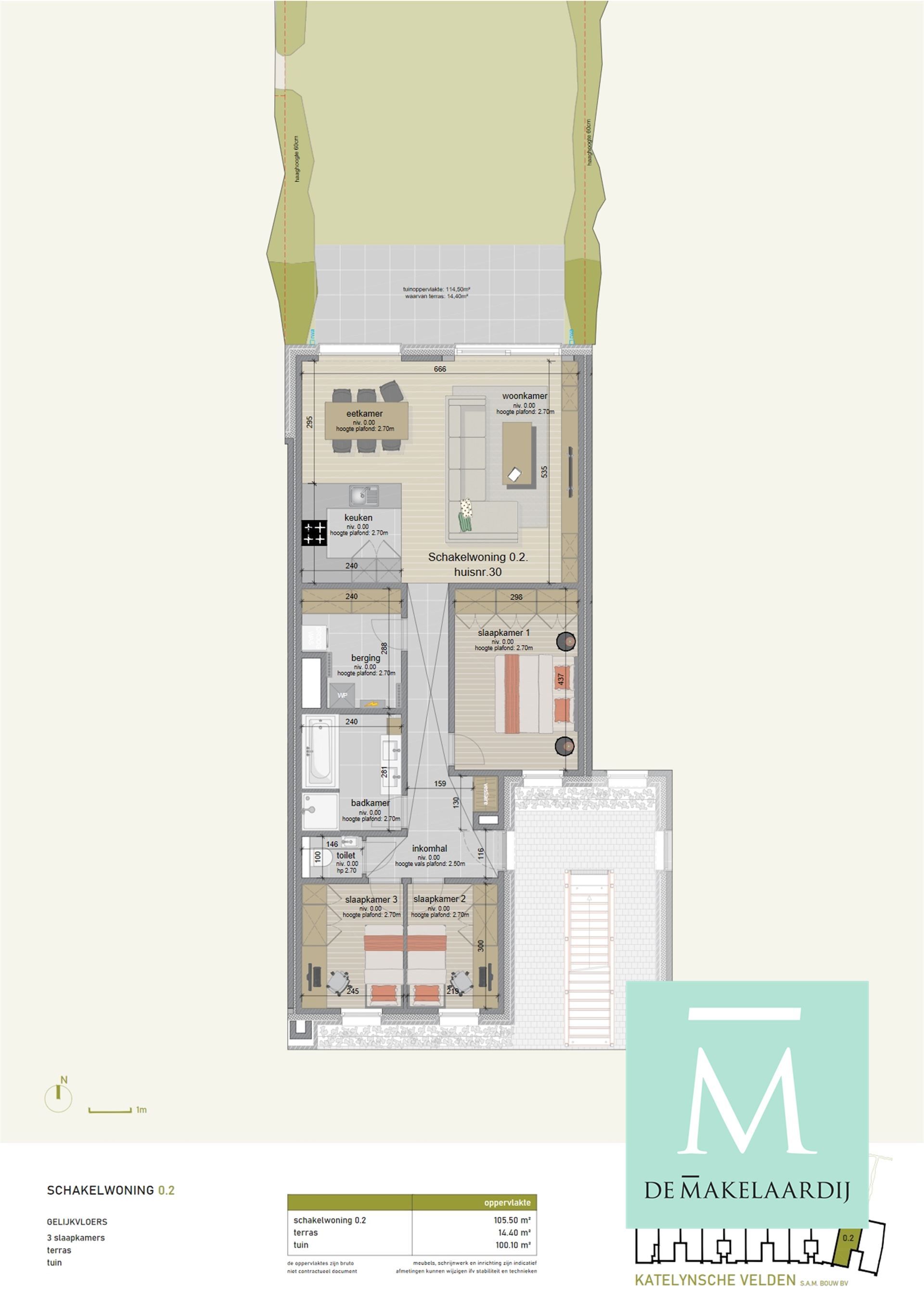 Prachtig nieuwbouwappartement met 3 slaapkamers en tuin foto 5