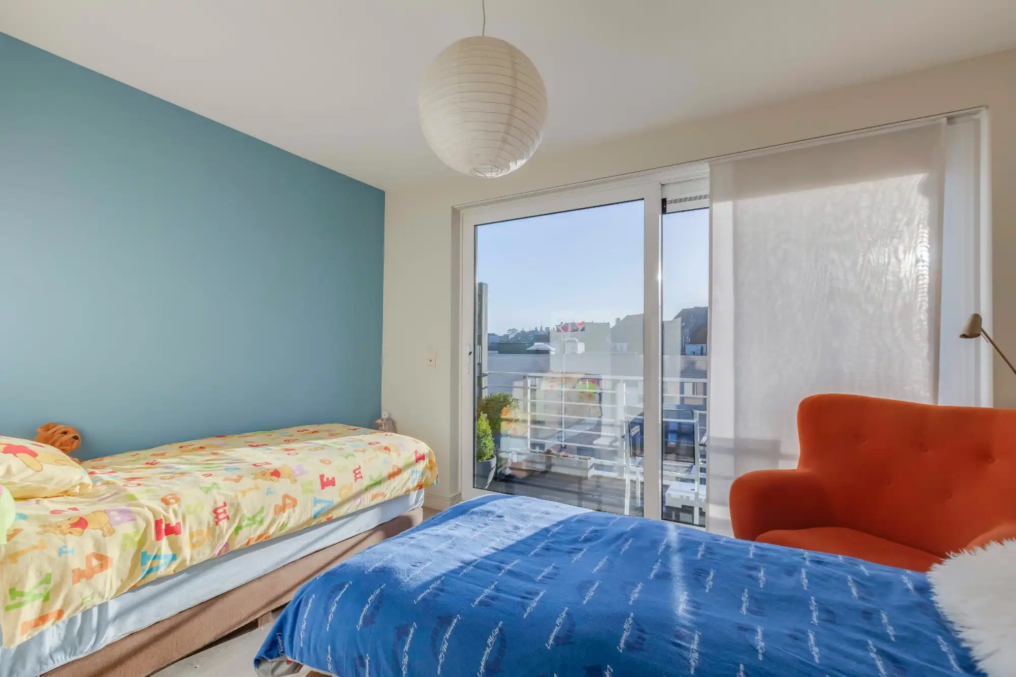 Ruim duplexappartement (123 m²) met 3 slaapkamers, 3 terrassen en autostaanplaats inclusief op toplocatie nabij station Sint-Niklaas foto 21