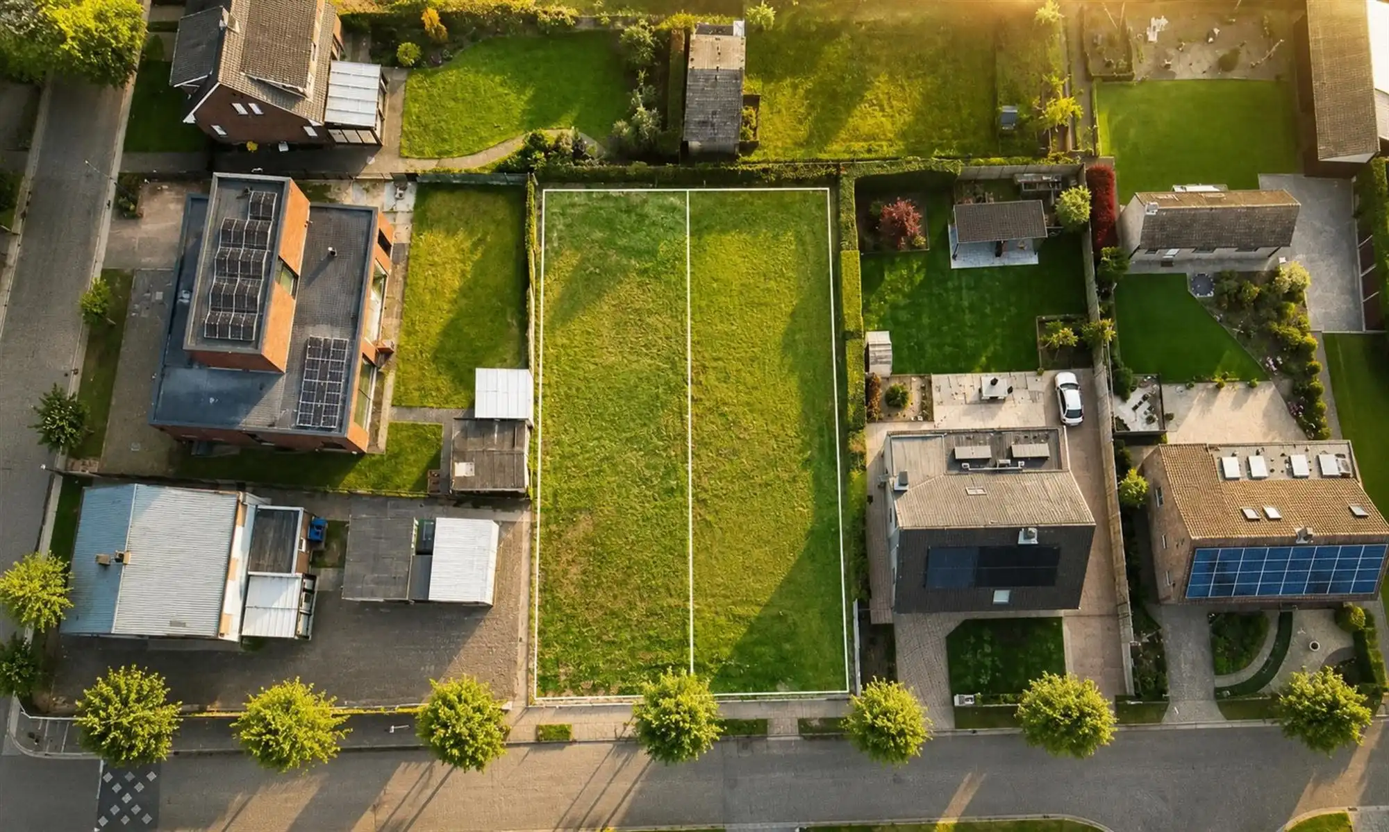 Bouwgrond van 513 m² voor halfopen woning met ruime tuin foto 3