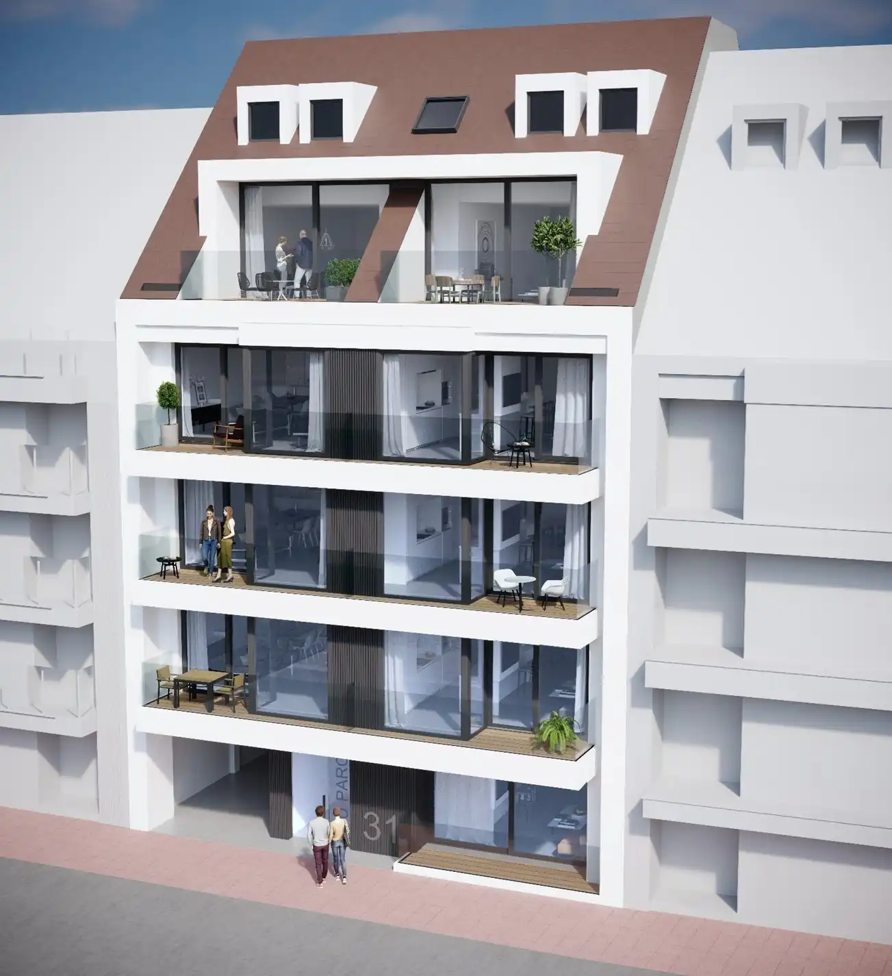 Nieuwbouw woonappartement (204m²) grenzend aan de zonnekant van het Yzerpark met open zicht foto 4