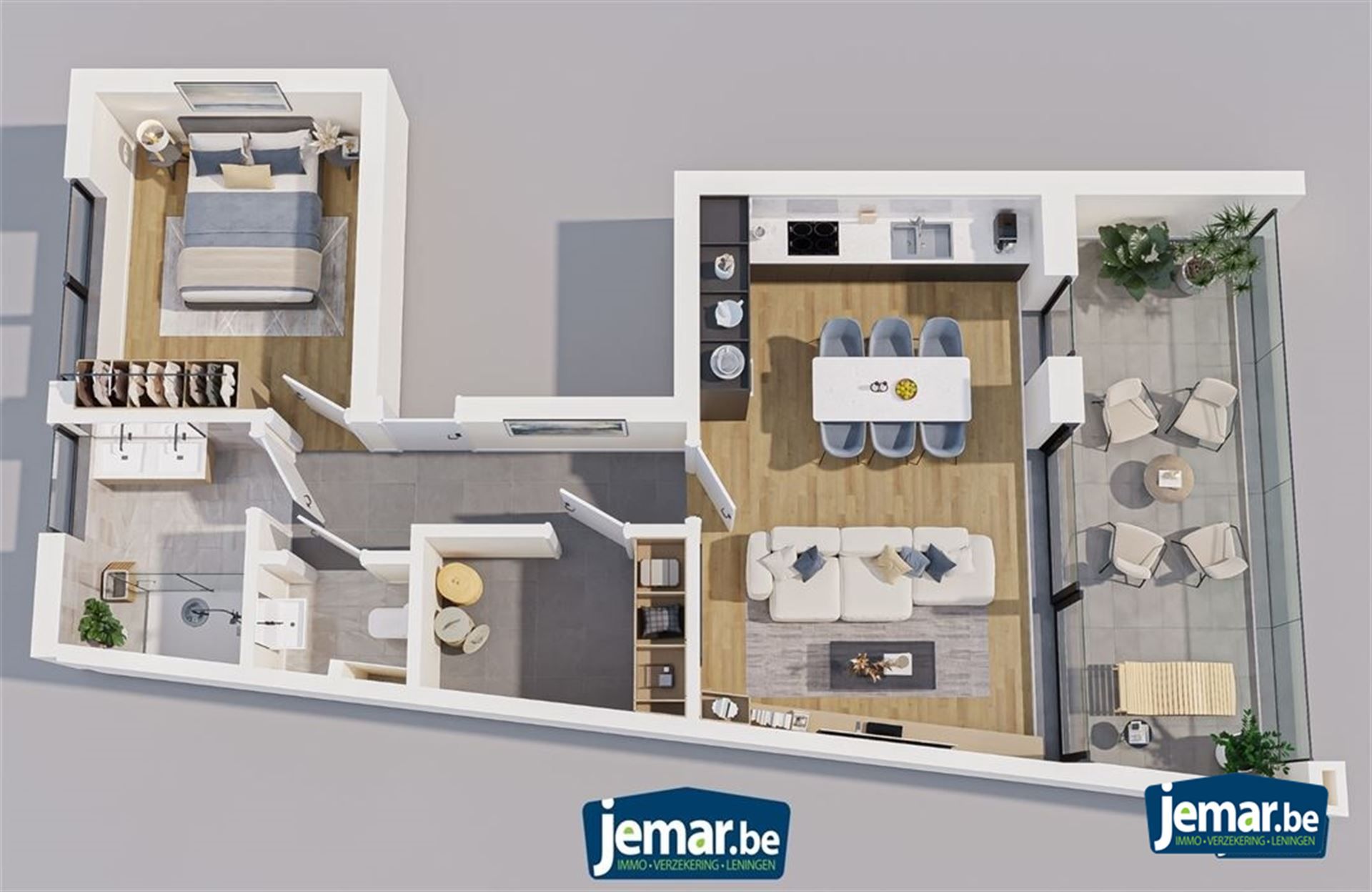 Appartement op 1ste verdiep rechts foto {{pictureIndex}}