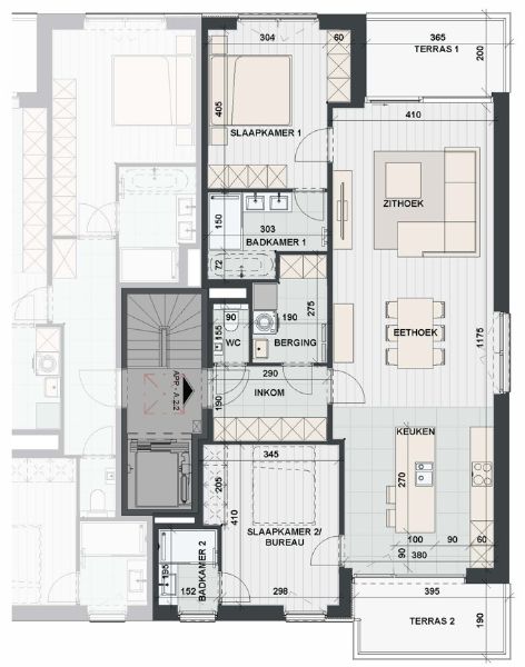 Lichtrijk doorkijkappartement met uniek uitzicht op water en groen foto 2