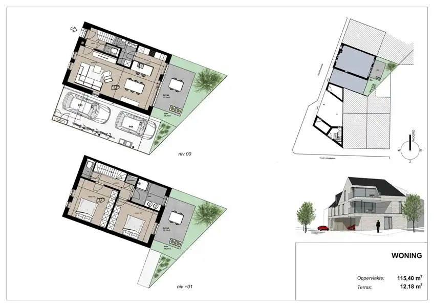 KNAPPE NIEUWBOUWWONING IN HET CENTRUM VAN BORGLOON (MOGELIJKHEID AANKOOP 6% BTW) foto 5