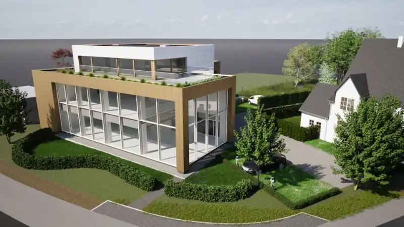 Projectgrond van 20a21 + woning HOB + bouwgrond voor een HOB foto 3