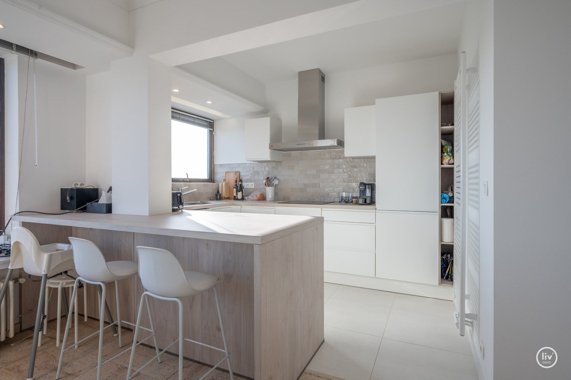 Aangenaam appartement met mooie gevelbreedte en open zicht over de villas in Knokke.  foto 6