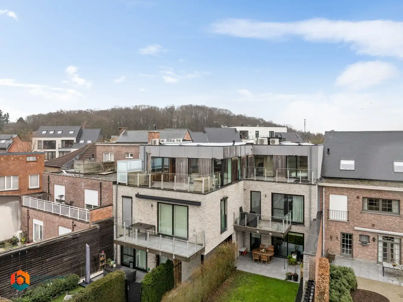 Prachtige penthouse met 2 slpkrs en 4 terrassen in centrum Beerzel foto 21