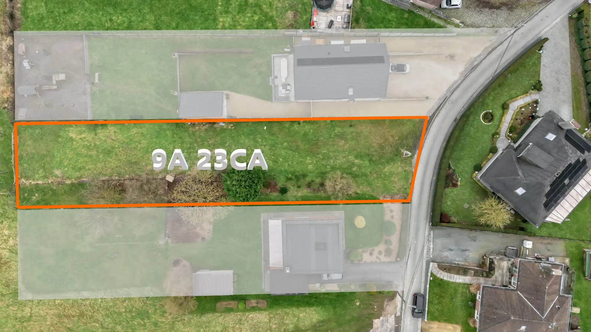 Prachtig perceel voor open bebouwing op 9a 23ca! foto {{pictureIndex}}