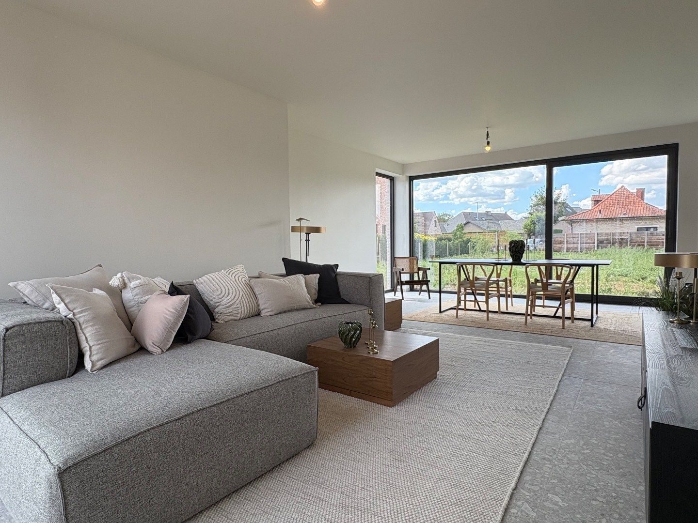 Nieuwbouwwoning E-peil 5 met grote tuin, gelegen in het woonproject Lijstergalm in Kuurne. foto 3