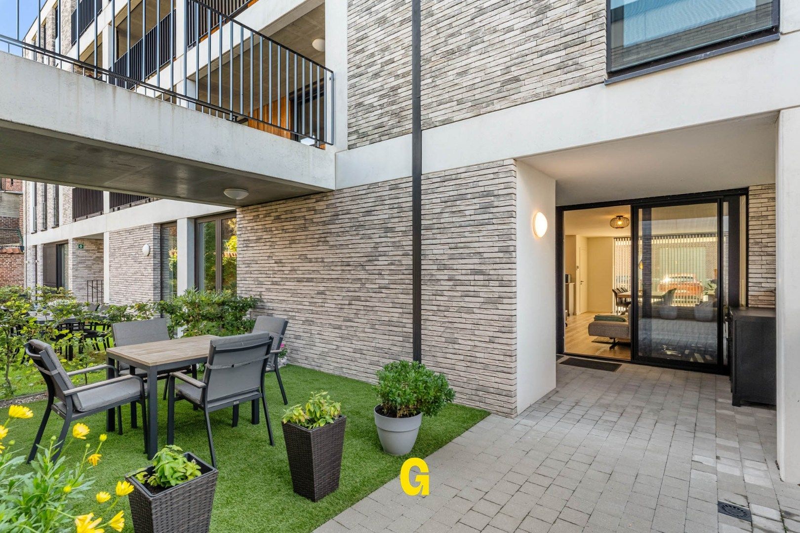 Gelijkvloersappartement met 1 slaapkamer, terras met tuintje, standplaats en berging in residentie Het Gruunhof - EPC label A foto 19