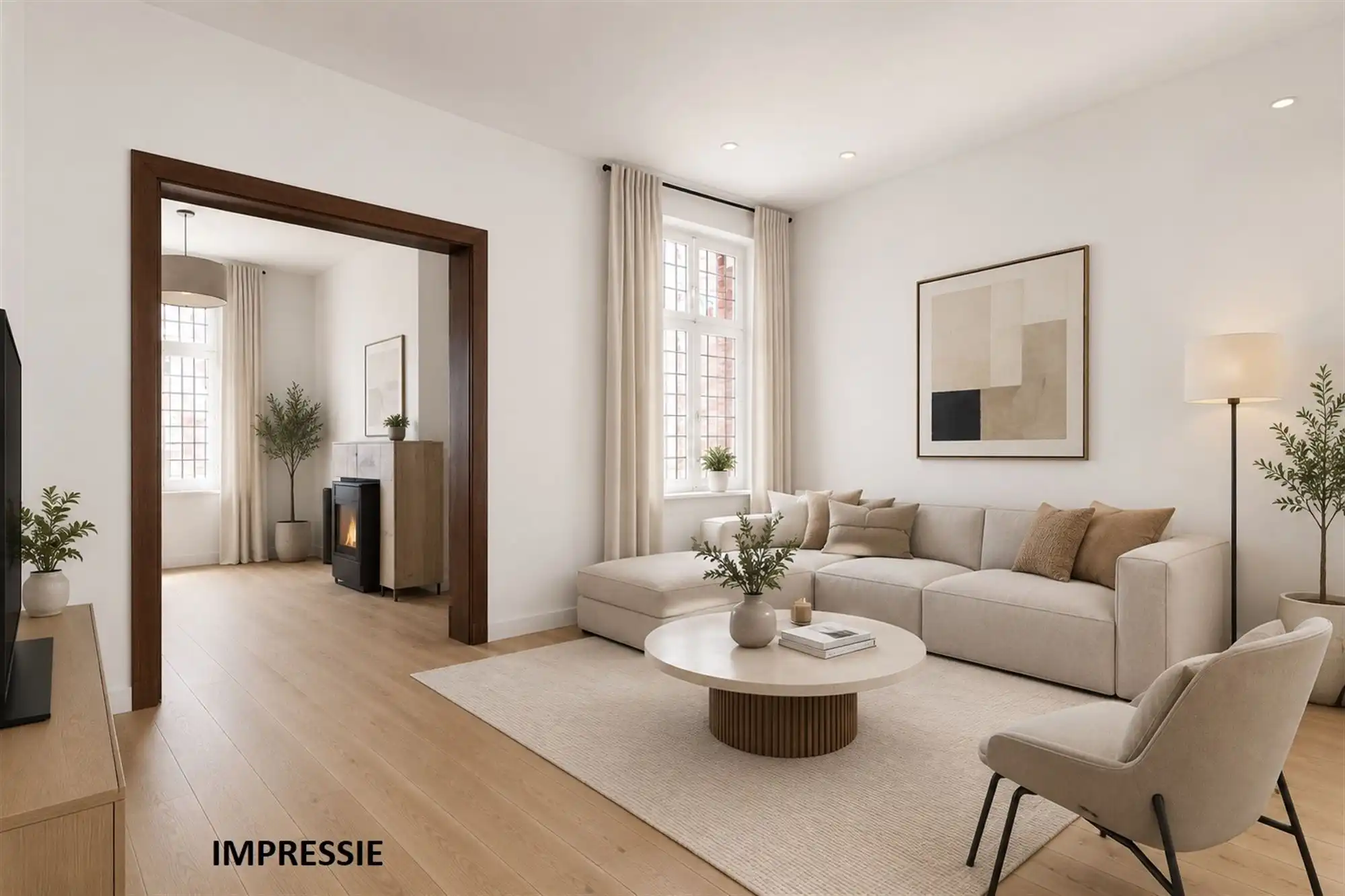 Verrassend ruime, te moderniseren gezinwoning te Onze-Lieve-Vrouw-Waver foto 4