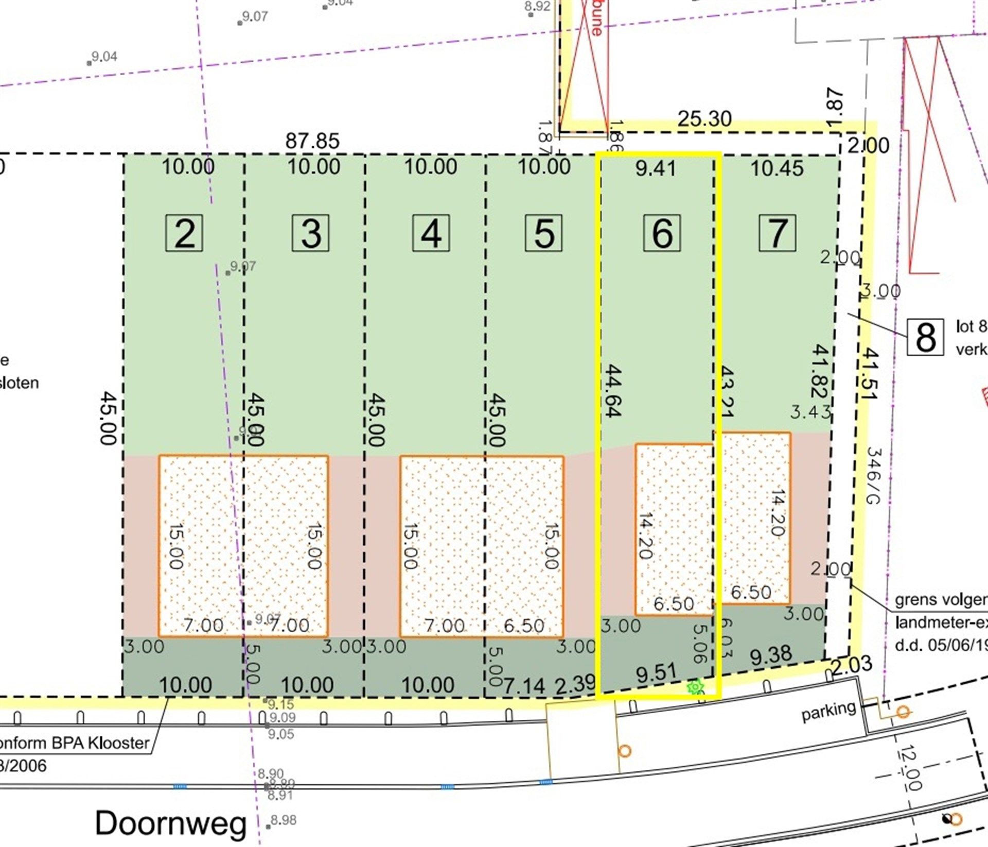 Unieke kans: bouwgrond LOT 6  in de Doornstraat, Wichelen foto {{pictureIndex}}