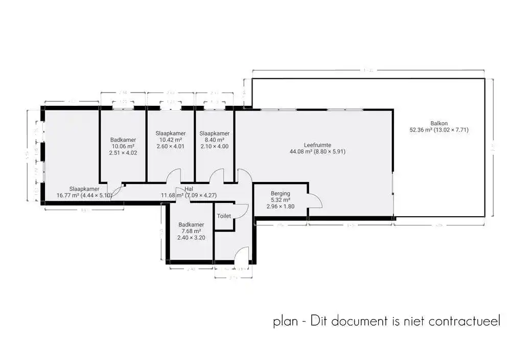 Ruim dakappartement (135 m²) met zongericht dakterras (50 m²) foto 28