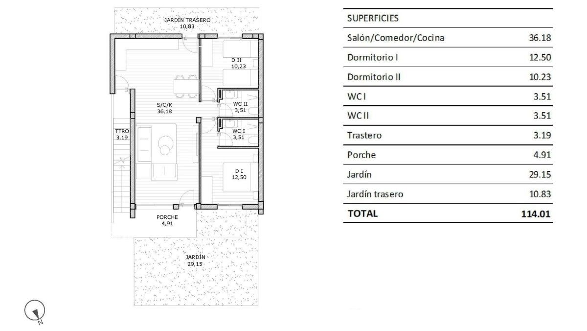 NIEUWBOUW BUNGALOW APPARTEMENTEN IN SAN MIGUEL DE SALINAS foto 11