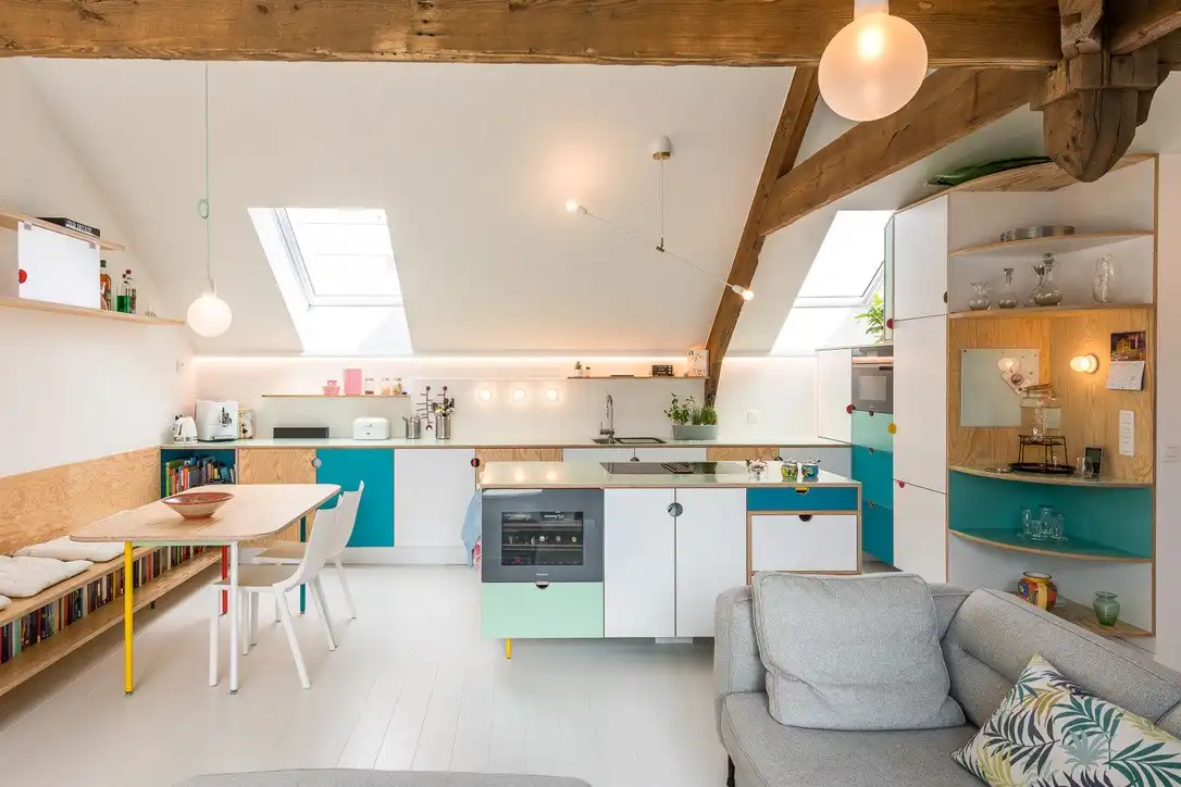 PENTHOUSE in historisch pand "de Blauwen OIJVAERT" (Hertogensite) foto 11