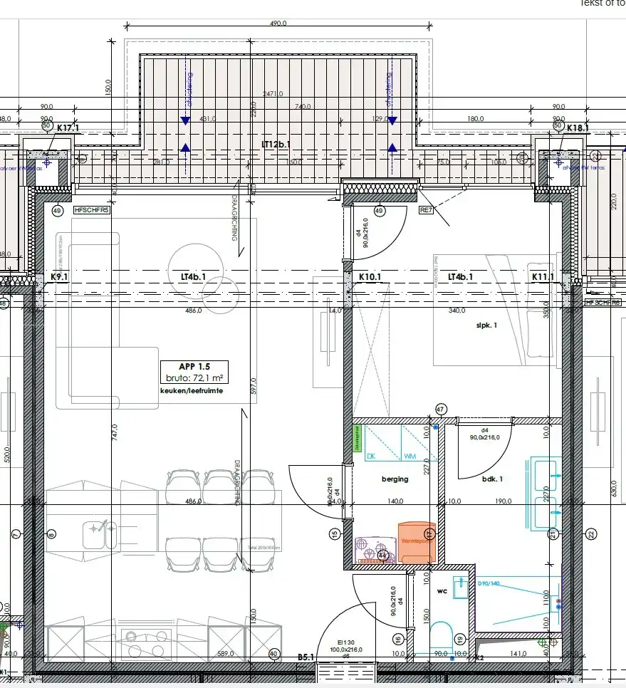 Nieuwbouwappartement met parkeerplaats foto 10