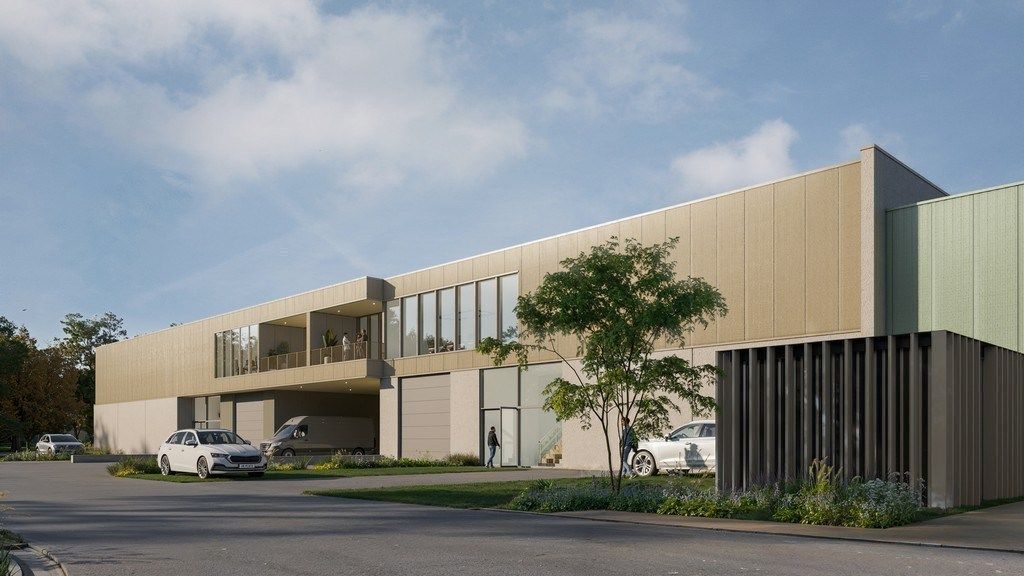 Nieuwbouw loods met laadkade te koop in Cesar Business Park Bornem foto 5