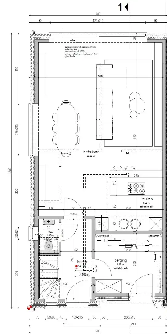 Stijlvolle, halfopen nieuwbouwwoning met oprit en grote, zonnige tuin! foto 3