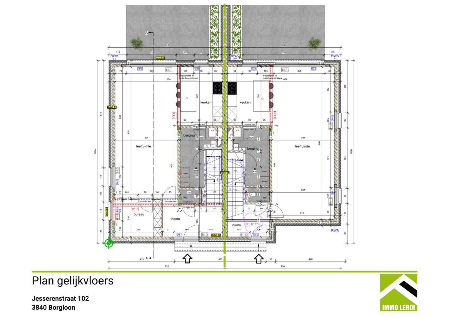 2 HALF-OPEN NIEUWBOUWWONINGEN IN HET LANDELIJKE JESSEREN - 6% BTW MOGELIJK foto 11