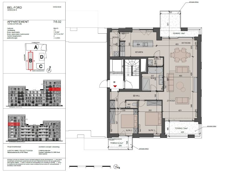 Roeselare-centrum: 40 appartementen in de Wortelstraat  zijn zeer gunstig georiënteerd. foto 2