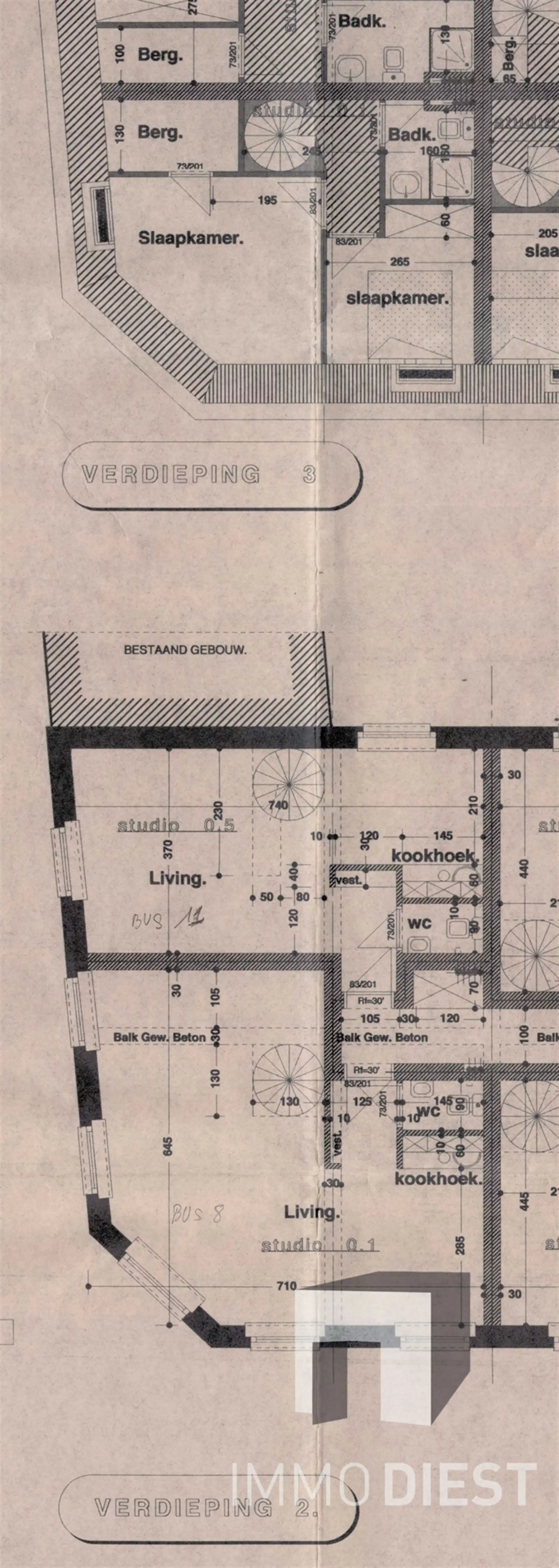 Duplex appartement met 2 slpks in centrum Diest foto 9