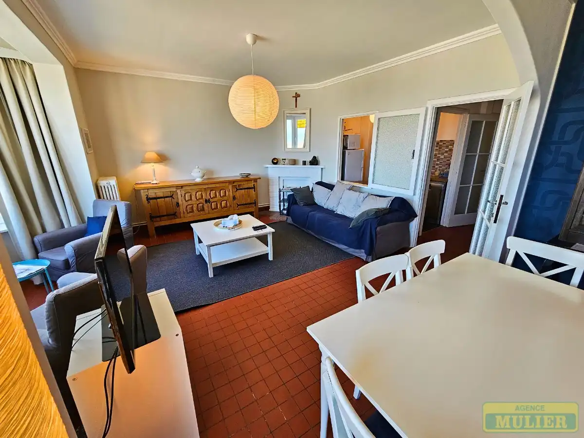 APPARTEMENT MET BREED FRONTAAL ZEEZICHT TE KOOP TE DE PANNE foto 5