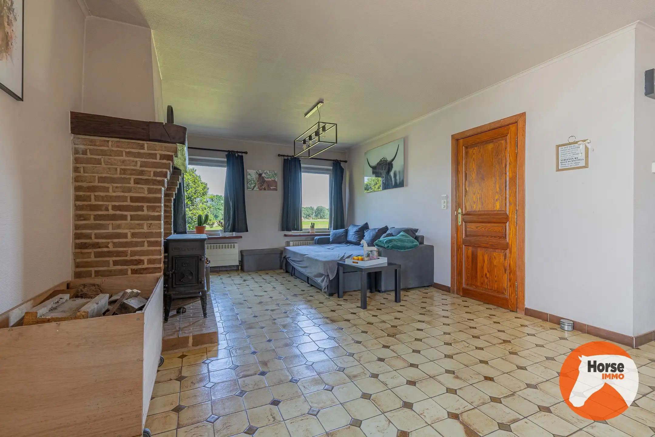 LEBBEKE - Charmante woning met paardenaccommodatie. foto 4