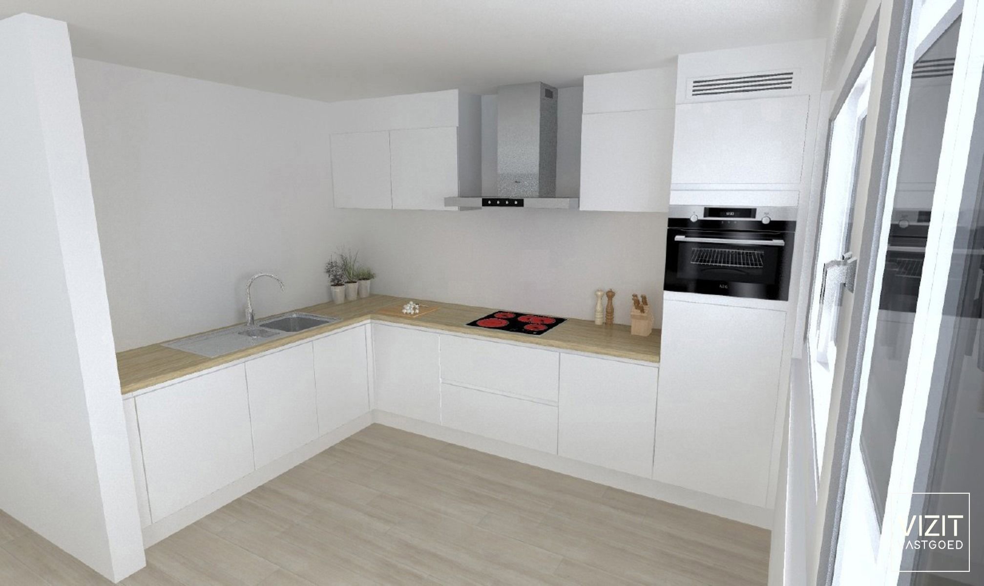 Ruim gelijkvloersappartement met 2 slaapkamers en, 2 terassen foto 3