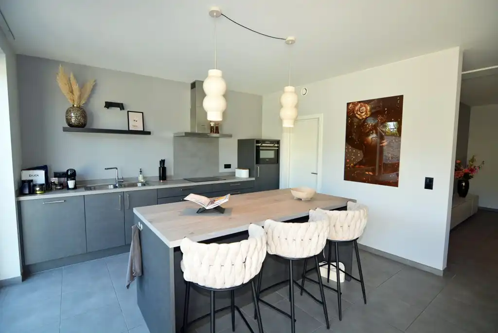 Gelijkvloers appartement met 2 slpk, ruim terras, tuin en 2 autostandplaatsen. foto 12