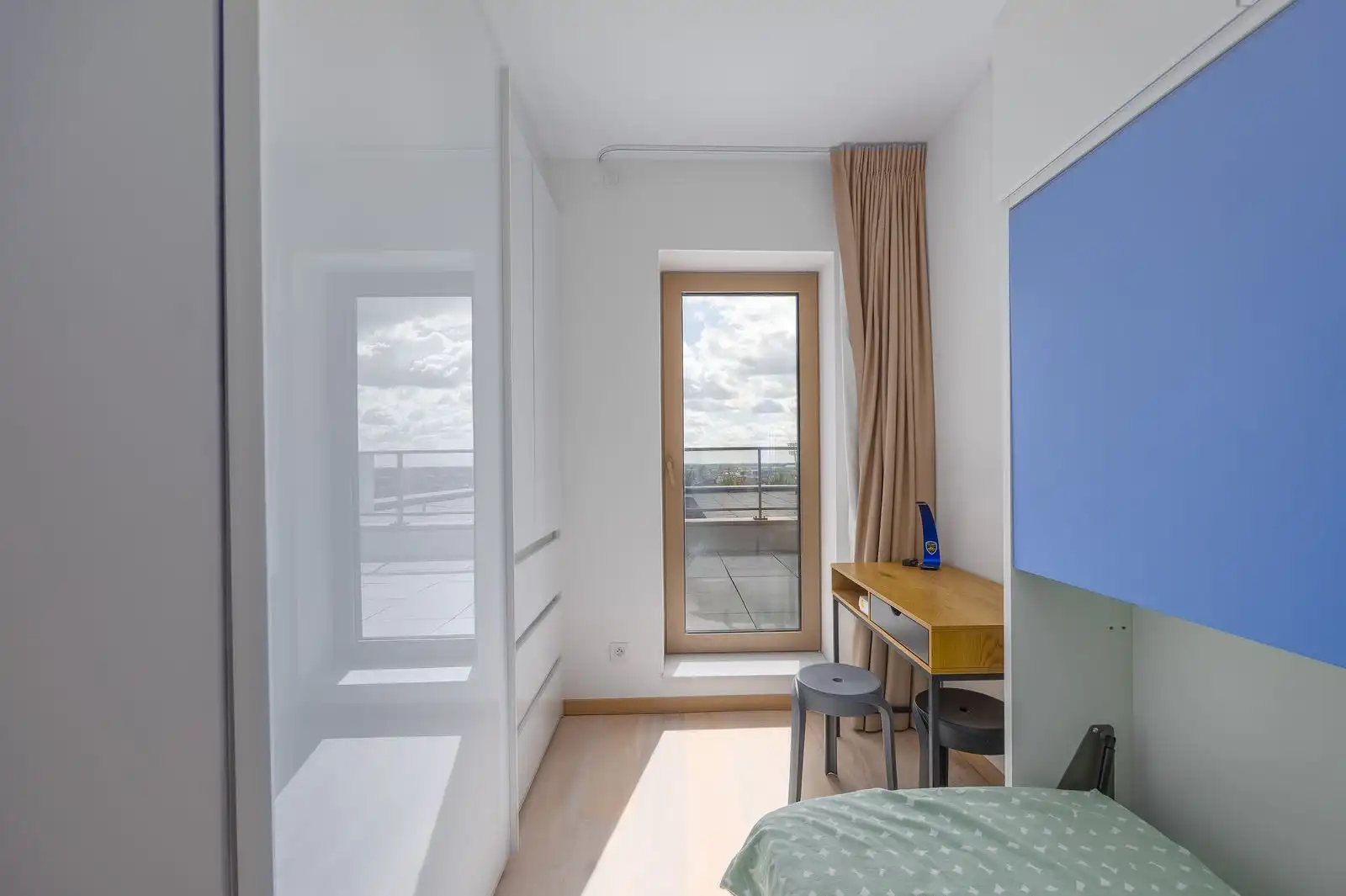 Exclusief appartement met 2 slpk, zonnig leefterras én open zicht foto 12