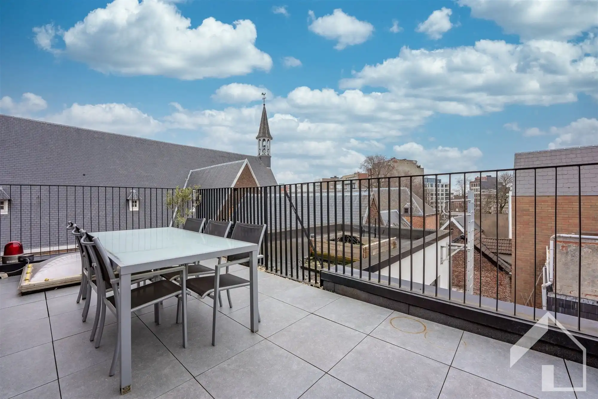 Dakappartement met prachtig terras, 1 slaapkamer in Antwerpen centrum foto 9