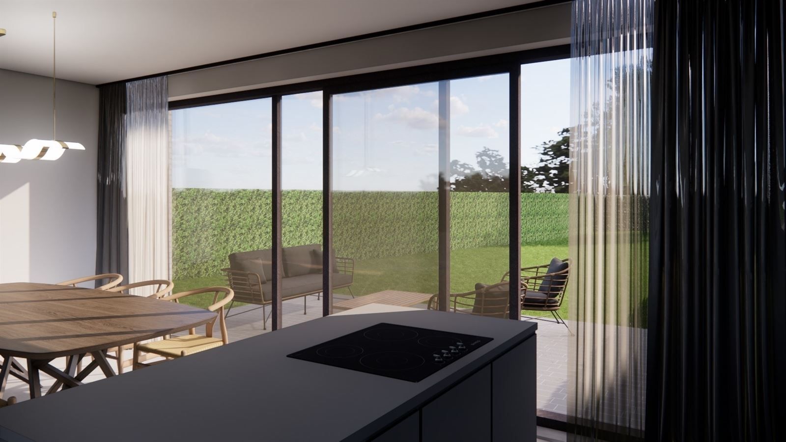 Rustig gelegen nieuwbouw met 4 slaapkamers.  foto 4